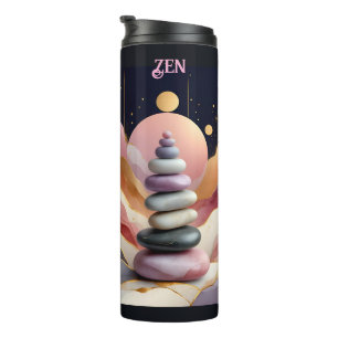 Bouteilles Isothermes Stones Spirituelles Zen Balance Cosmos Art