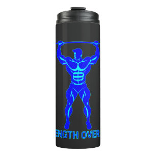 Bouteilles Isothermes Strength Over Ego - Bodybuilding and Powerlifting