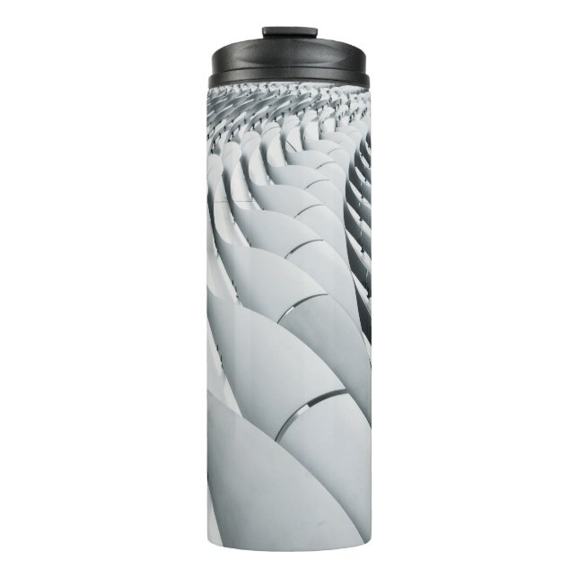 Bouteilles Isothermes Structure du bâtiment blanc et gris (Devant)