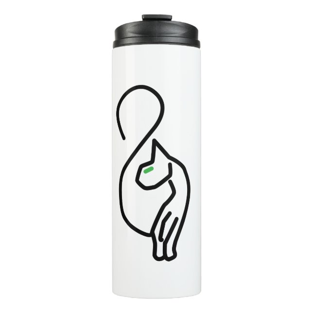 Bouteilles Isothermes Style Kitty Cat Outline (Devant)