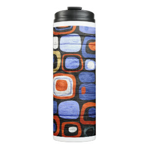 Bouteilles Isothermes Style moderne Abstrait Pastel Bois
