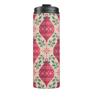 Bouteilles Isothermes Style vintage Noël Motif sans couture