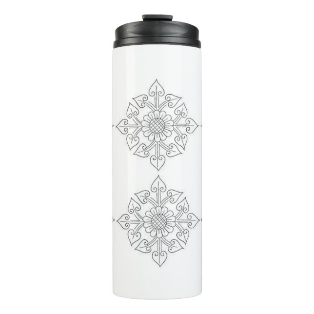 Bouteilles Isothermes Styles classiques Florals (Devant)