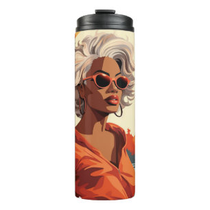 Bouteilles Isothermes Styles intemporels, Afro femme