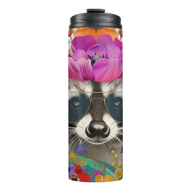 Bouteilles Isothermes Styles intemporels, Raccon (Devant)