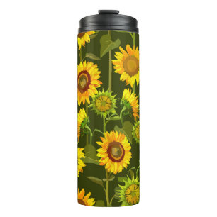 Bouteilles Isothermes Sunflowers motif continu été