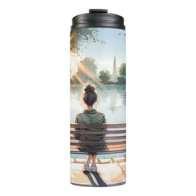 Bouteilles Isothermes Sunset Reflections Lake Scene (Devant)