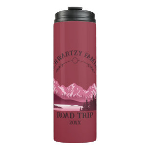 Bouteilles Isothermes Sunset vintage Red Mountain Lake