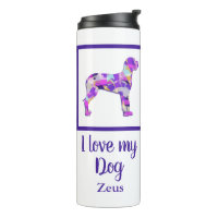 Super Dane Chien mignon Animal de compagnie Silhou