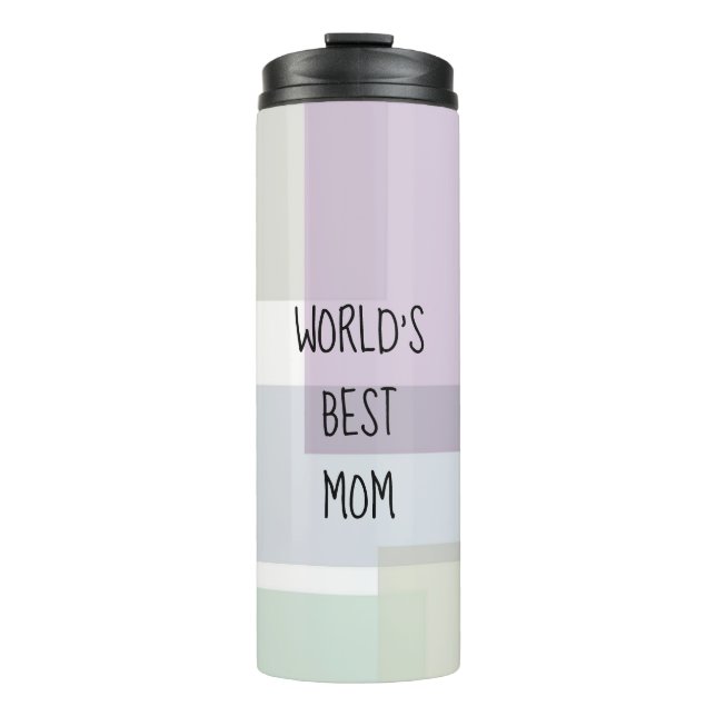 Bouteilles Isothermes Super Retro Green Dusty Blue Floral (Devant)