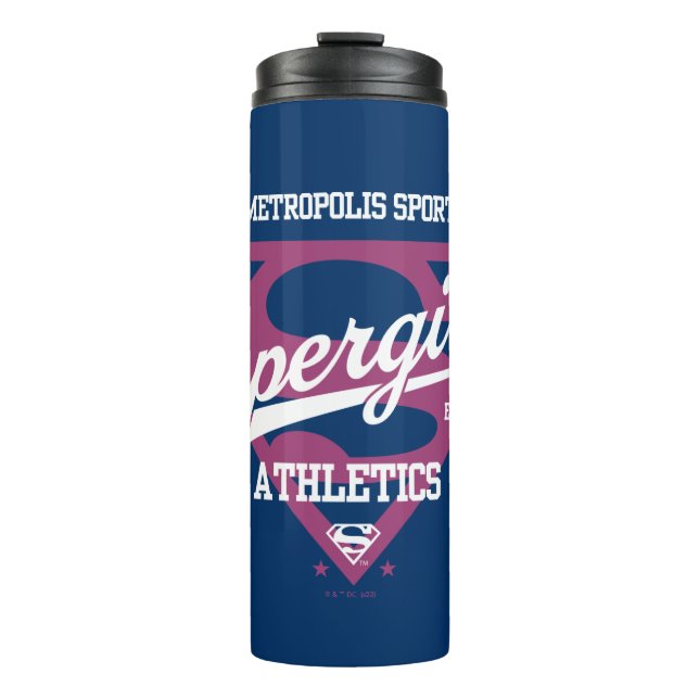 Bouteilles Isothermes Supergirl Metropolis Sports Athlétisme Graphique (Devant)