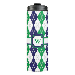 Bouteilles Isothermes Sur le Jacquard vert Tumbler thermique