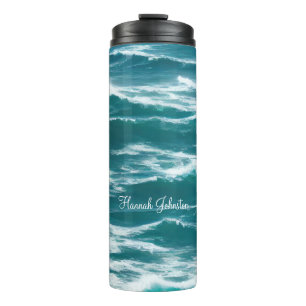 Bouteilles Isothermes Surf tourbillon Turquoise Briser les vagues océani