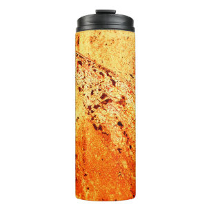 Bouteilles Isothermes Surfaceabstraite en métal rouillé, vieillissant, d