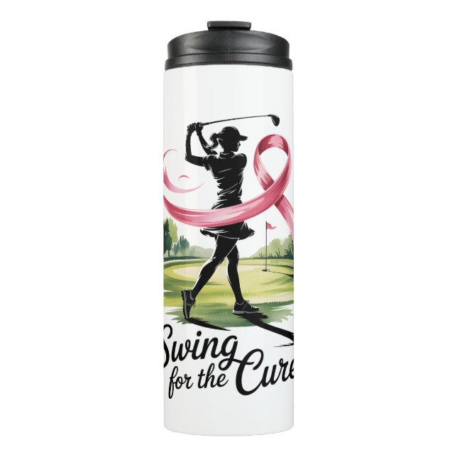 Bouteilles Isothermes Swing for the Cure Golf Breast Cancer (Devant)