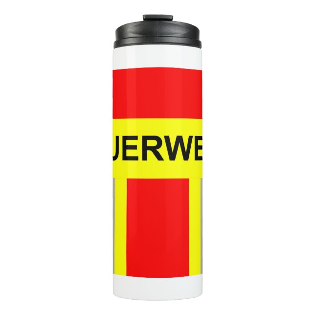 Bouteilles Isothermes SYMBOLE Feuerwehr Rot uniforme (Devant)