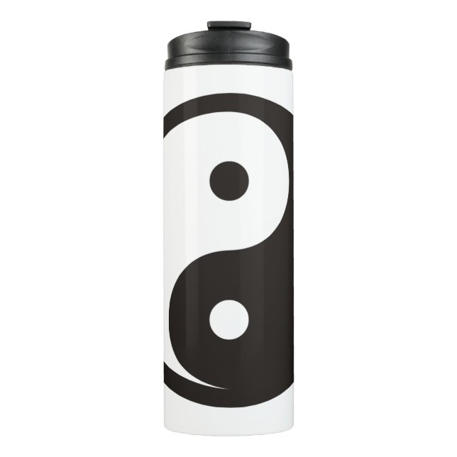 Bouteilles Isothermes Symbole Yin Yang - conception de tatouage solide (Devant)