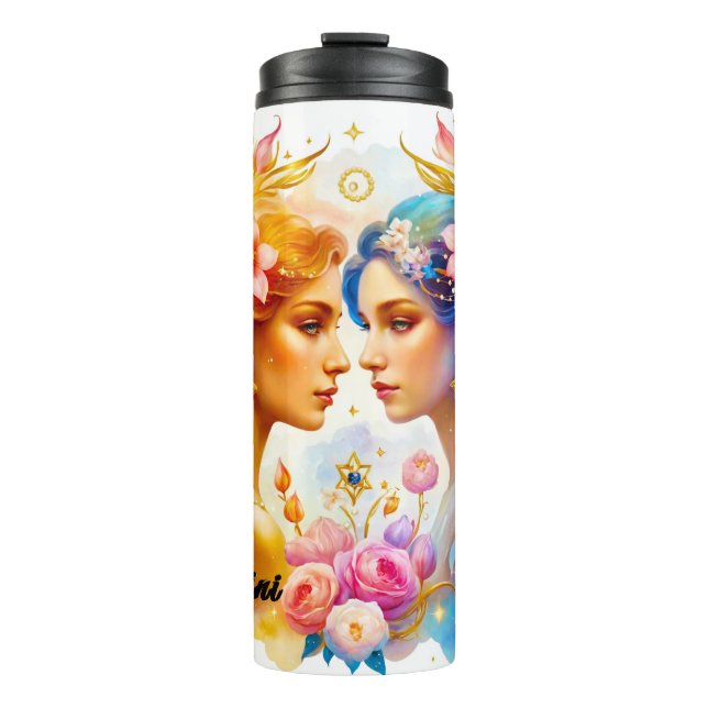 Bouteilles Isothermes Symbole Zodiac mignon/Gemini (Devant)