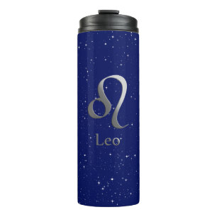 Bouteilles Isothermes Symbole zodiaque pour Léon en bleu profond de minu