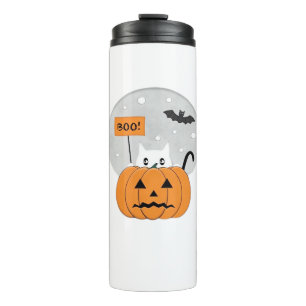Bouteilles Isothermes T-shirt classique illustration chat Halloween Boo