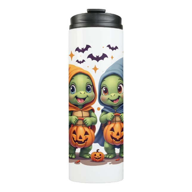 Bouteilles Isothermes T-shirt des tortues fantômes d'Halloween (Devant)