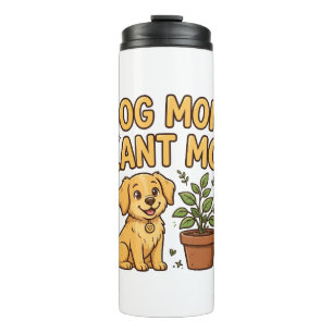 Bouteilles Isothermes T-shirt Dogue Maman Plante Maman Chiot Mignon et P