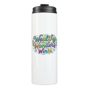 Bouteilles Isothermes T-Shirt Graphique Luxe Sourire – Wealthy Wonders W