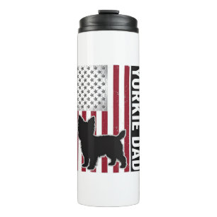 Bouteilles Isothermes T-shirt pour chien avec gravure vintage patriotiqu