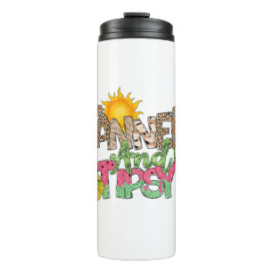 Bouteilles Isothermes Tannée et Tipsy Fun Summer Party Design