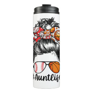 Bouteilles Isothermes Tante Life Baseball Tante Messy Bun