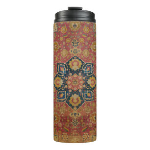 Bouteilles Isothermes Tapis Rouge Or Kashan Tapis Persan Asiatique