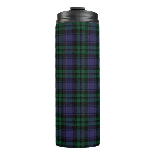 Bouteilles Isothermes Tartan Black Watch, Plaid (Devant)