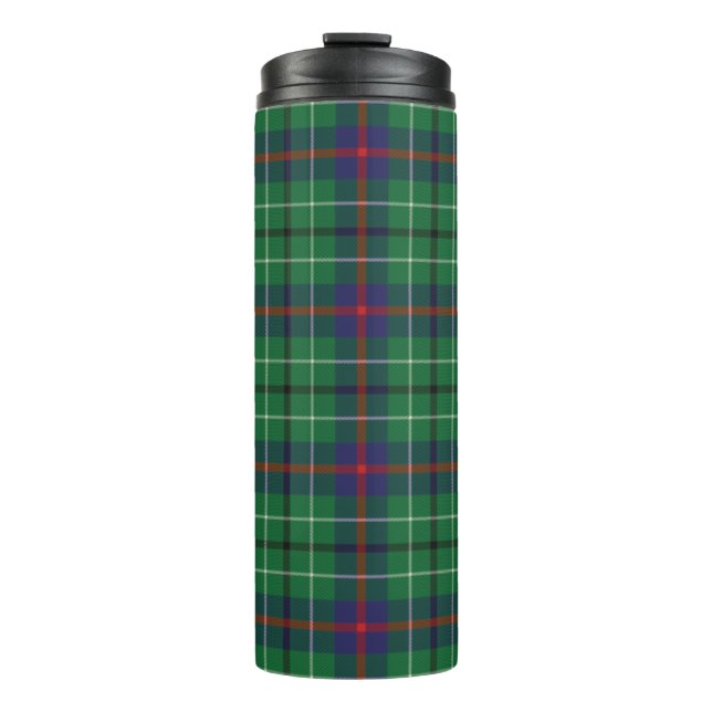 Bouteilles Isothermes Tartan Clan Duncan Plaid Vert Rouge Bleu Check (Devant)