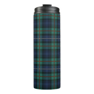 Bouteilles Isothermes Tartan Clan Robertson Vert Pourpre Carreaux