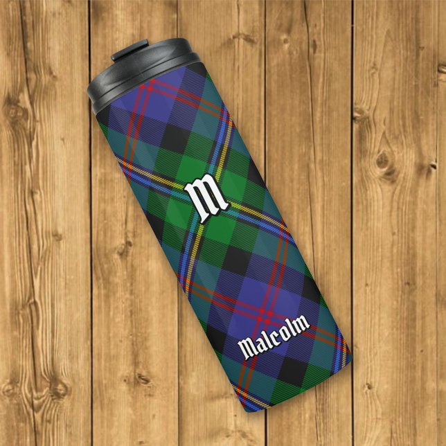 Bouteilles Isothermes Tartan du clan Malcolm (Créateur téléchargé)