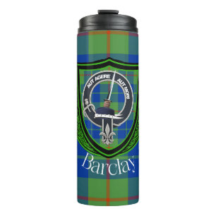 Bouteilles Isothermes Tartan et blason du clan écossais Barclay