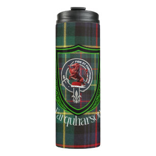 Bouteilles Isothermes Tartan et blason du clan écossais Farquharson