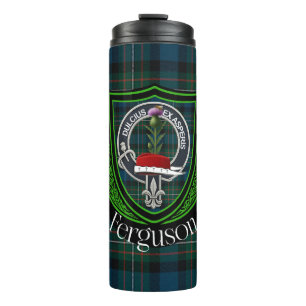 Bouteilles Isothermes Tartan et blason du clan écossais Ferguson