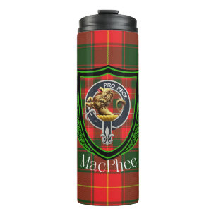 Bouteilles Isothermes Tartan et blason du clan écossais MacPhee