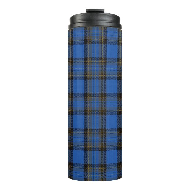 Bouteilles Isothermes Tartan Plaid Bleu de l'Île de Skye (Devant)