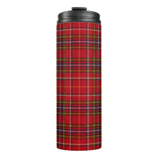 Bouteilles Isothermes Tartan Royal Stewart Rouge Or Plaid Écossais