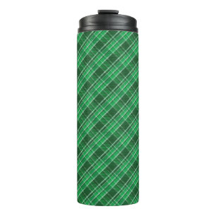 Bouteilles Isothermes Tartan Swahili Green Plaid Motif-88675