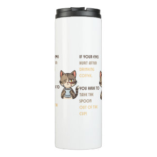 Bouteilles Isothermes Tasse à café Chat Drôle