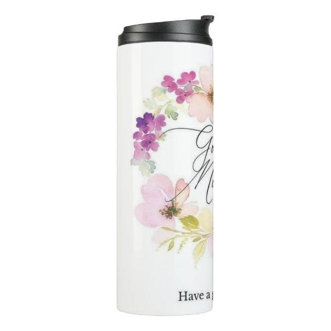 Bouteilles Isothermes tasse à design fleur 🌺 (Tourné sur la gauche)