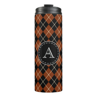 Bouteilles Isothermes Tasse de café Monogram Argyle