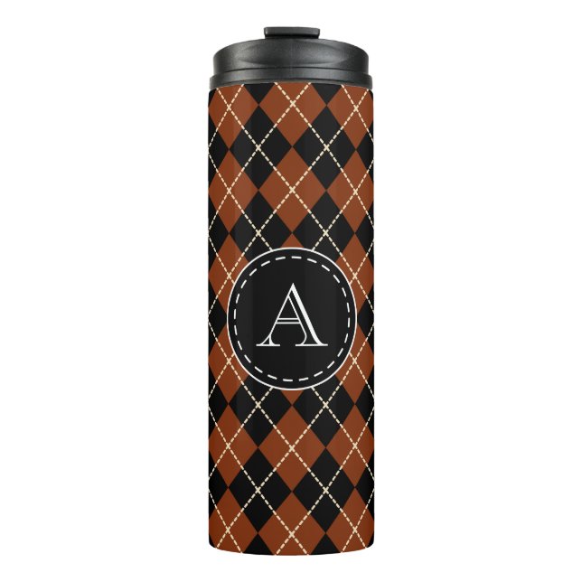 Bouteilles Isothermes Tasse de café Monogram Argyle (Devant)