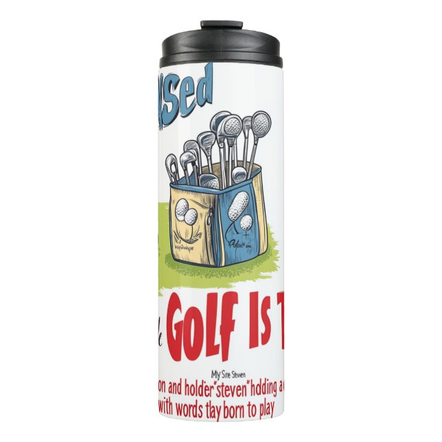 Bouteilles Isothermes Tasse de golf drôle (Devant)