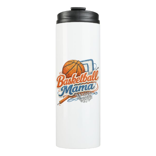 Bouteilles Isothermes Tasse de voyage Basketball Mama (Devant)