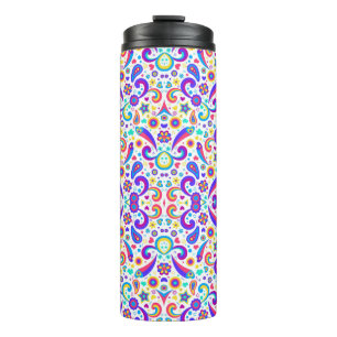 Bouteilles Isothermes Tasse de voyage colorée avec vibrant