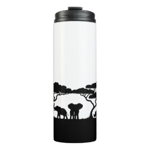 Bouteilles Isothermes Tasse de voyage sur la faune de safari africain